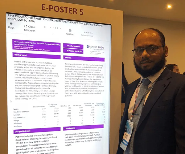 E poster presentation at ENDO 2020 in Brazil